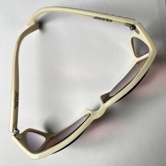 GIANNI VERSACE METRICS mod. 875 col. 793 sunglasses eyeglasses beige ONLY FRAME - Picture 2 of 10